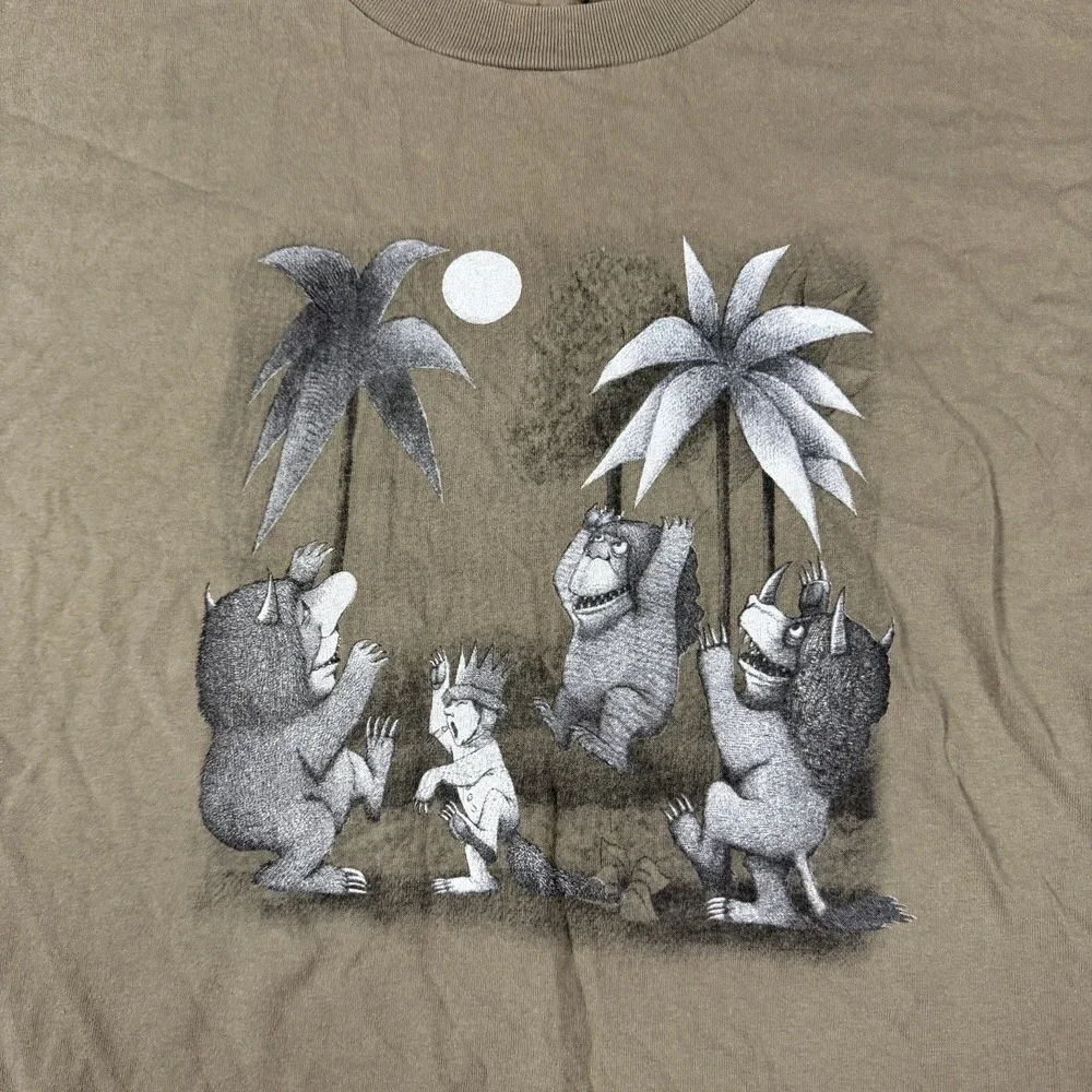 Vintage Where The Wild Things Are T Shirt Mens XL 90s Promo Wild Rumpus USA